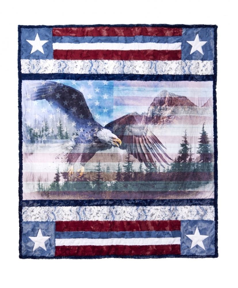 A-Home of the Brave Throw Blanket