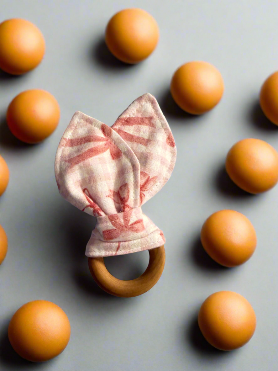 A-Bunny Tether w/Wooden Ring