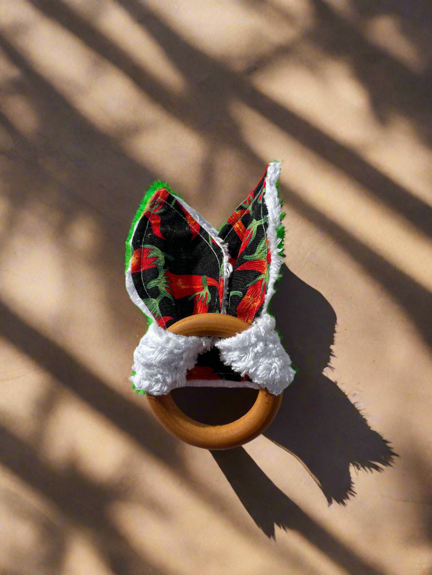 A-Bunny Tether w/Wooden Ring