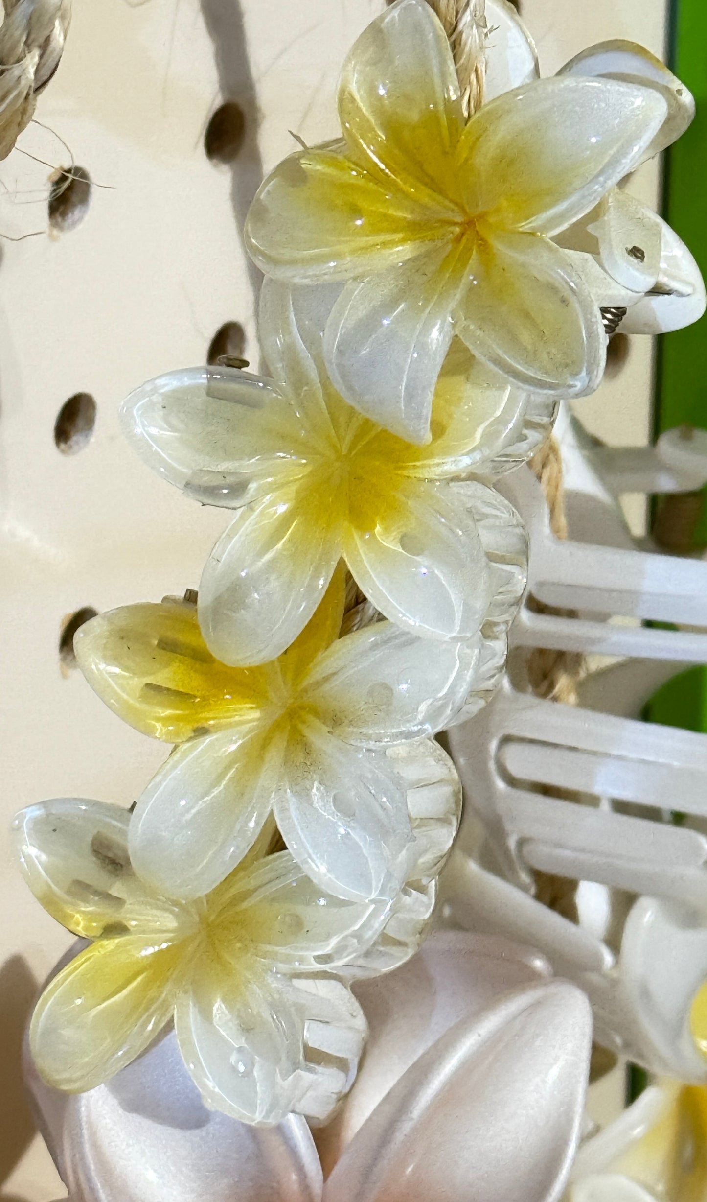 D-Plumeria Hair Claw