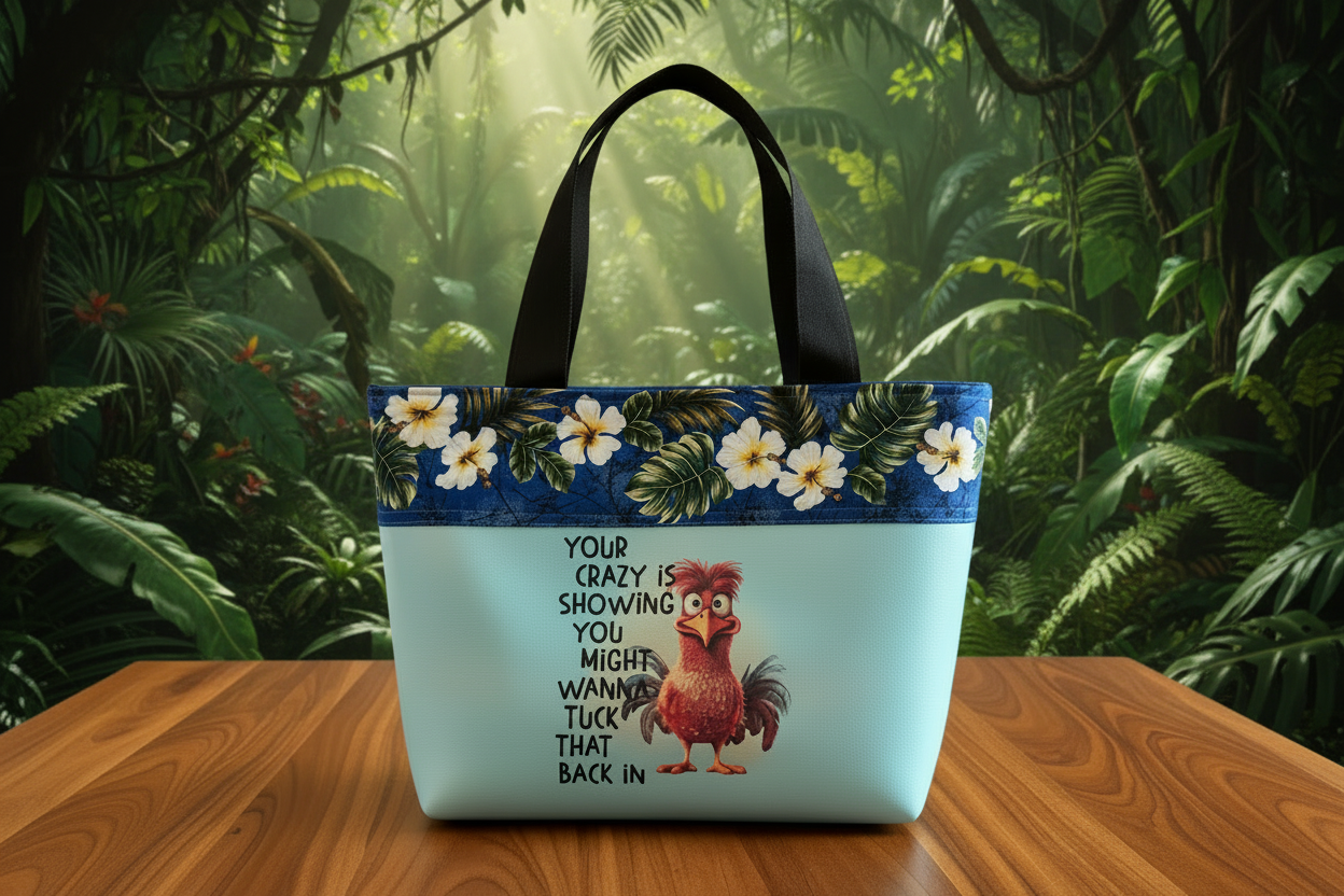 A-Crazy Showing - Vinyl Printed Tote