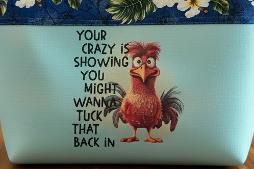 A-Crazy Showing - Vinyl Printed Tote