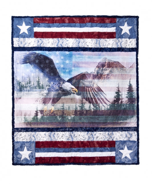 A-Home of the Brave Throw Blanket