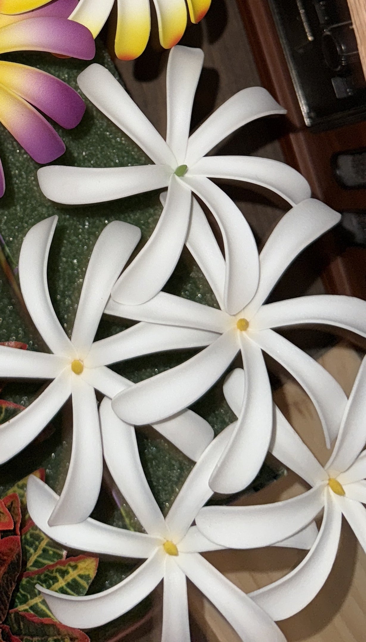 D-Assorted Foam Tropical Flowers w/Stem