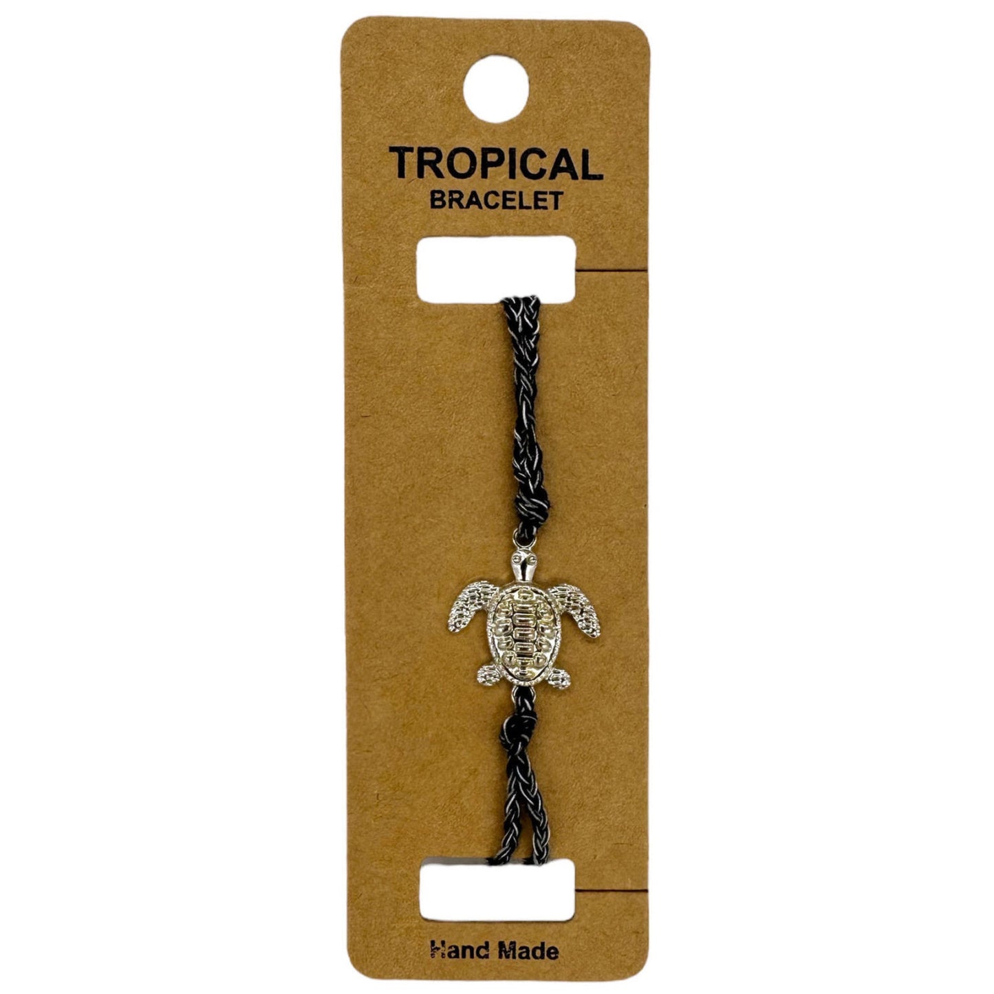 C-Braided Rope Bracelet/Anklet w/charm