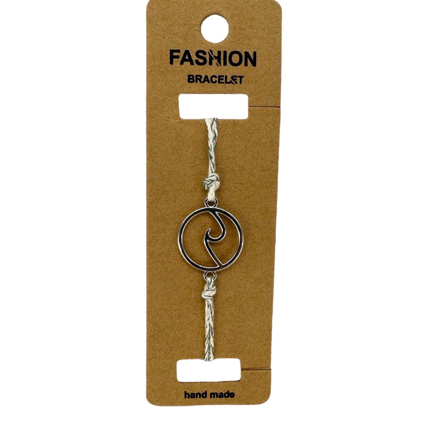 C-Braided Rope Bracelet/Anklet w/charm