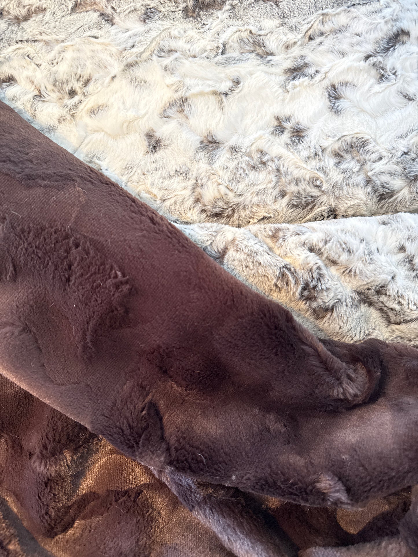 A-Chocolate Snow Owl Cuddle Soft Throw