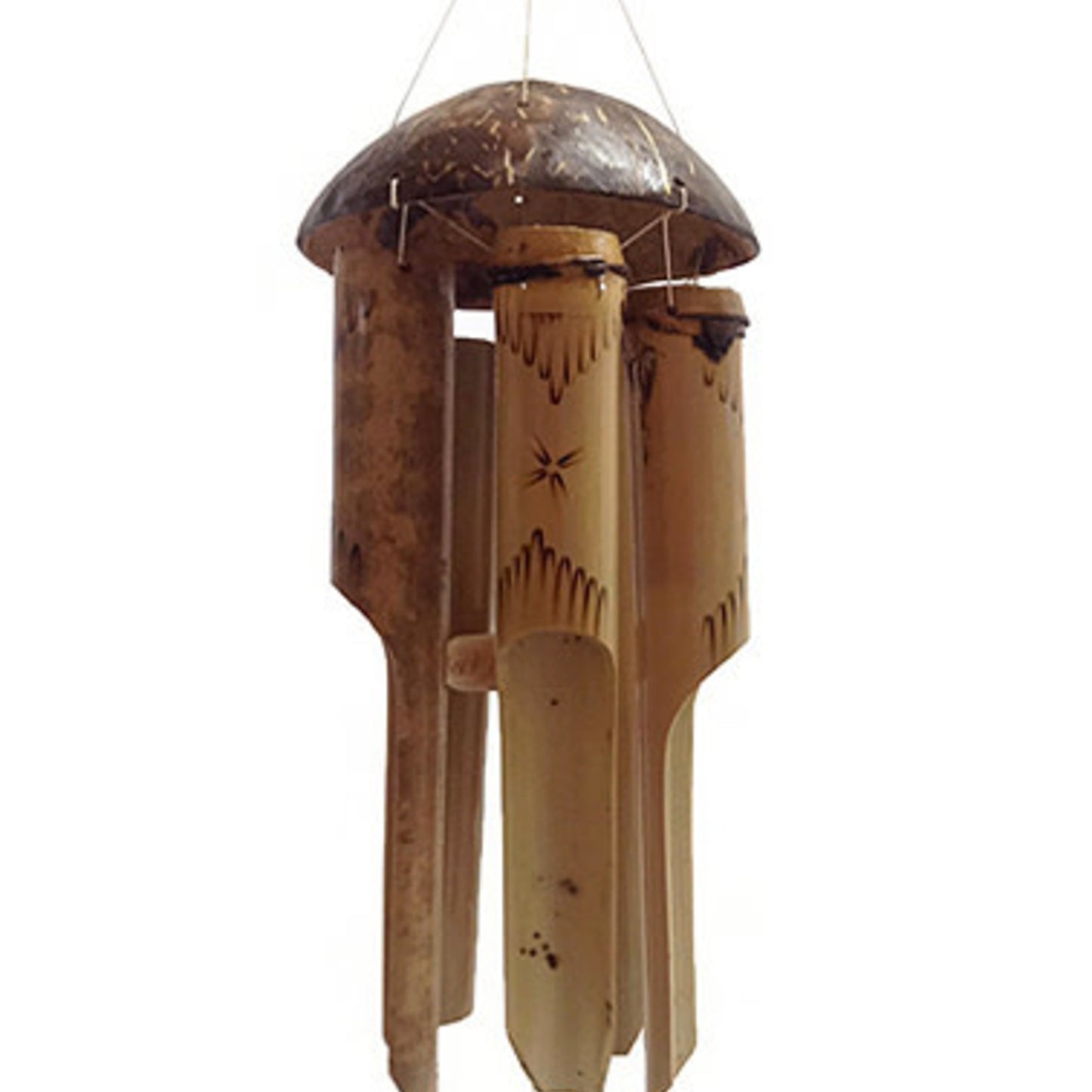 Wind Chime Burnt Motif Small