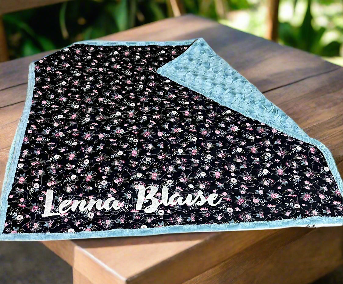 A-Custom Order Baby Quilt With Name