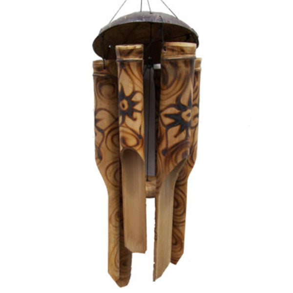 Wind Chime Burnt Motif Large